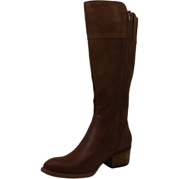 B.O.C Born Of Concept Austell Suede Leather Knee High Fashion Boots 6 /36 WIDE - Picture 4 of 13